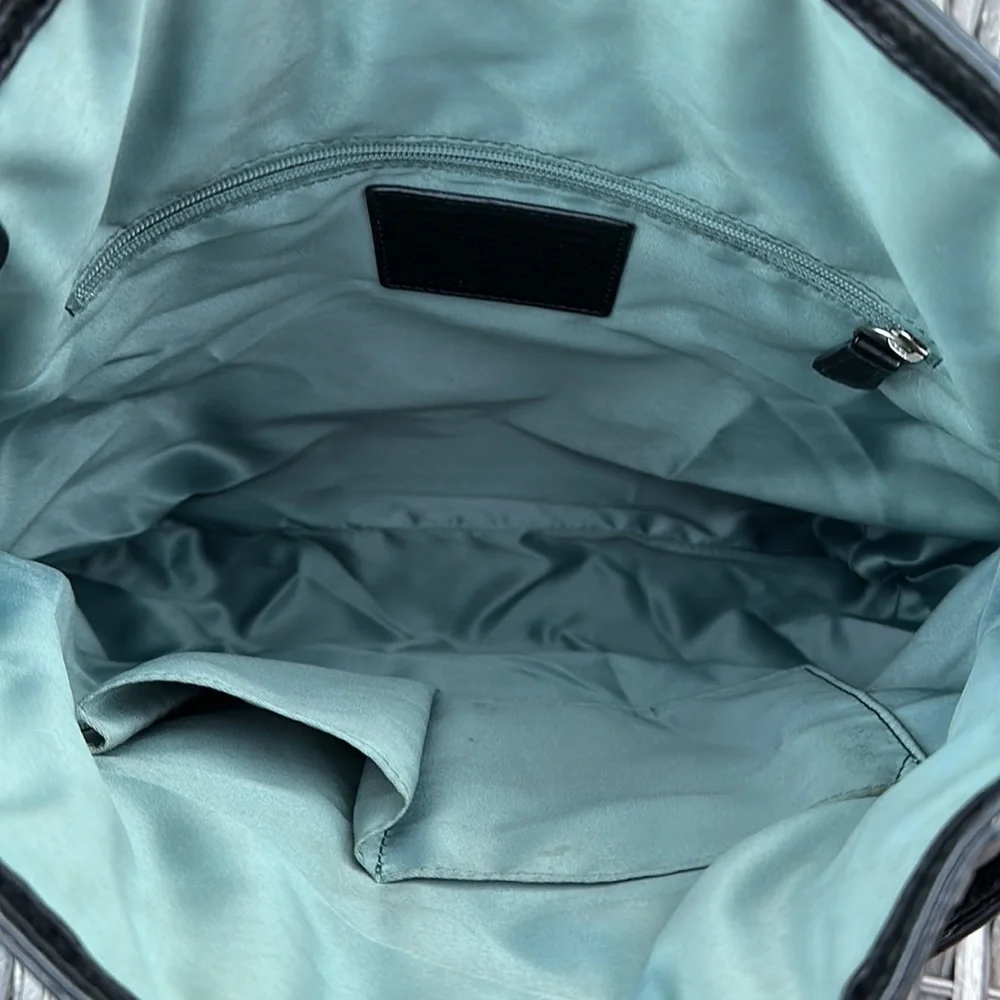 Coach quilted distressed